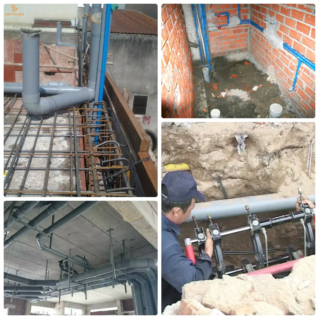 thi công hệ thống nước xí nghiệp